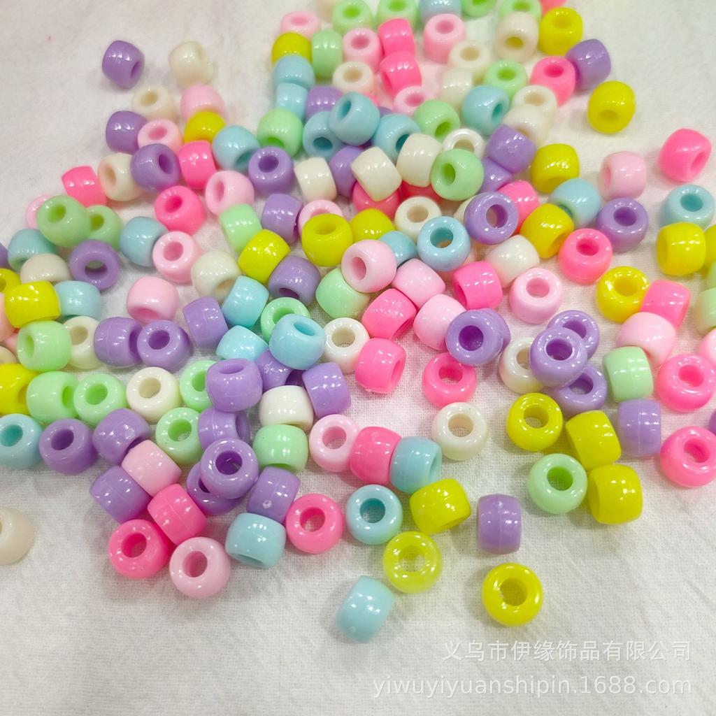 6 * 9 Little Horse Ball Acrylic Beads Children's Beaded Bracelet DIY Beads Dirty Braided Beads Shaped Beads Jewelry Accessories