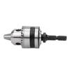 0.6-6mm Keyless Drill with 1/4 Inch Hex Shank 3/8-24UNF Keyless Chuck Conversion Tool Electric Threaded Mount for Impact Driver