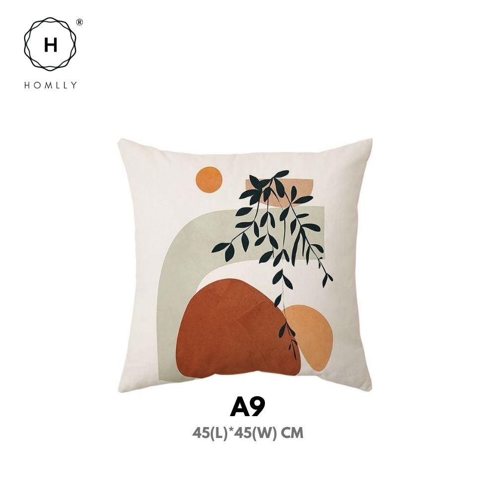 Homlly Nordic Morandi I Decorative Cushion Sofa Pillow Cover Case (2PCS)
