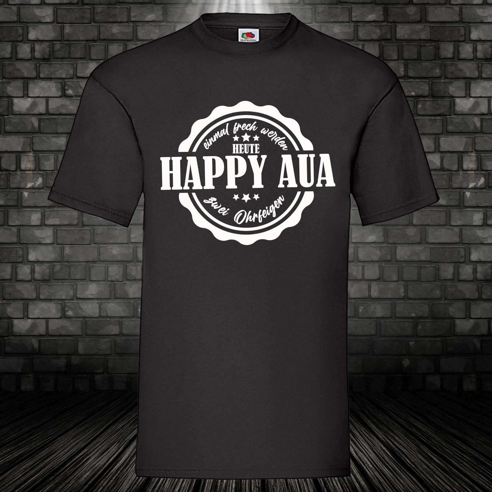 Happy Ouch cult T-shirt fun shirt gift party slap 100% cotton S-5XL S