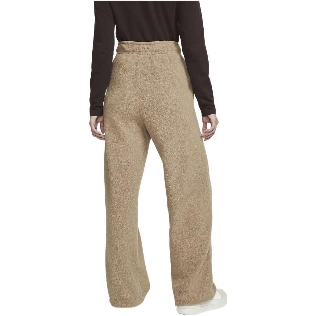Nike Knitted Sweatpants Women's Khaki Moderate Wide Leg Pants DV4362-258