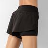Women's Summer Quick-Dry Two-Piece Yoga Shorts with Pockets – Breathable & Anti-Exposure