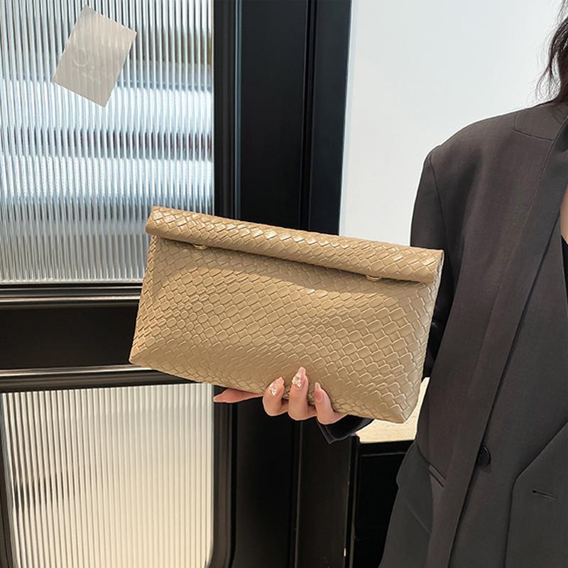 Elegantní multifunkční dámská psaníčko velká kapacita tkaný vzor večerní kapsa na telefon peněženka na mince luxusní dlouhá peněženka