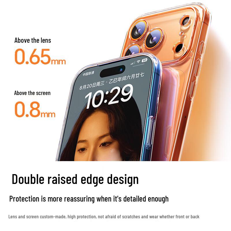 Ugreen iPhone 17 Pro Transparent Anti-Yellowing Case