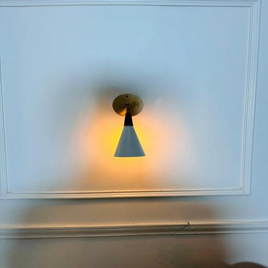 27,94 cm Håndlaget Messing Vegglampe Moderne Leselampe Hjem, Kontordekor