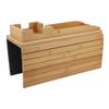 Sofa Arm Tray Wood Double Use Removable Foldable Couch Armrest Table for Drinks Snacks