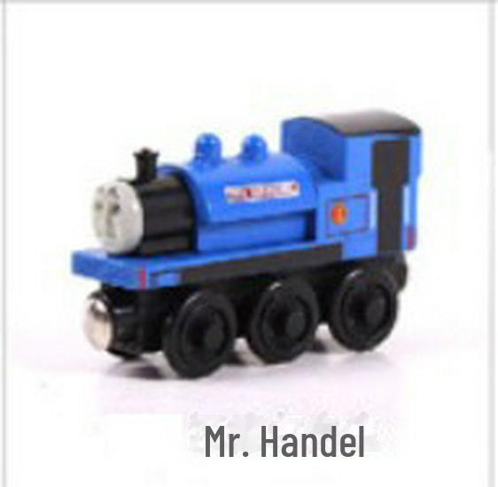Children's Wooden Toy Train Head Cake Decoration - YB02
