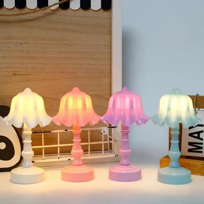 Mini Lily of the Valley Night Light Cute Atmosphere Decorative Lamp Creative Bedhead Ornament Small Desk Lamp for Bedroom Home Room Decor New