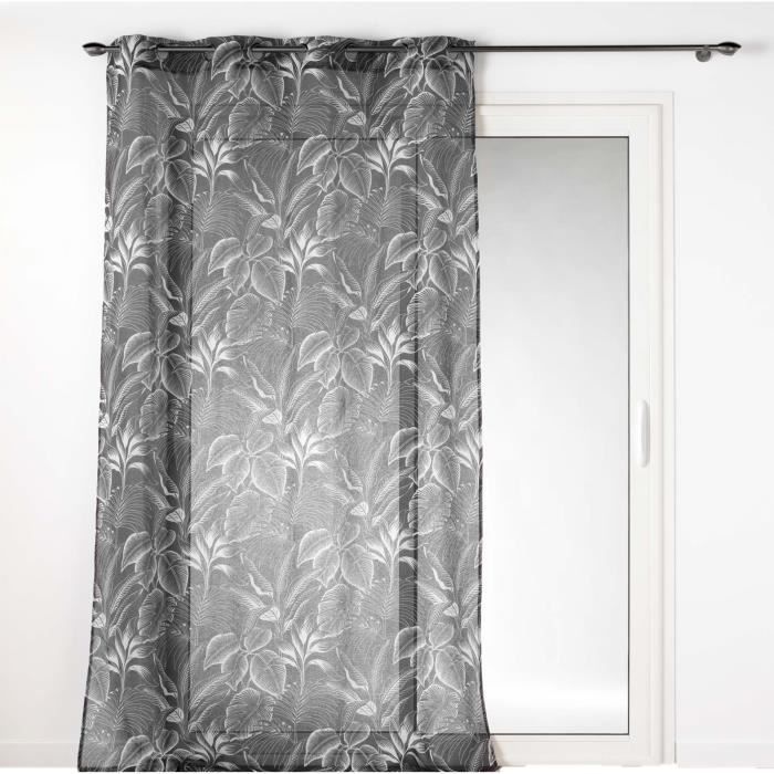 Voilage - Cabanas - Sable - 140 X 240 Cm - 100% Polyester - Œillets Métalliques
