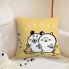 Cute Cartoon Kawaii J-Jokes Bear Pillow Case Living Room Sofa Cushion Cover Suitable For Home Bedroom Room Decoration