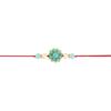 Rakhi For Brother and Bhabhi Traditional Flower Lumba Designer Fancy Bracelet On Rakshabandhan Traditional RKLM28