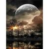 Full 5D Diy Diamond Painting Moon Landscape World Diamond Embroidery Cross Stitch Home Decor Handmade Gift