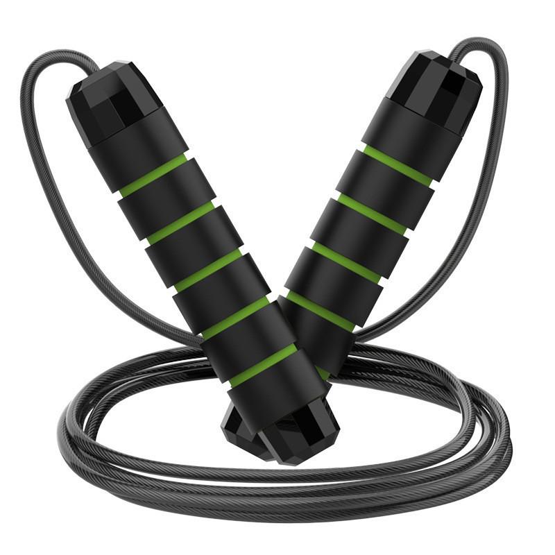 

Adjustable Weighted Skipping Rope for Adults - Bearing Steel Wire for Speed, Fitness, and Training (Indoor & Outdoor Use)