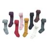 BOXDREAM Combed Cotton Kids' Tights - Striped Knit for Spring & Autumn