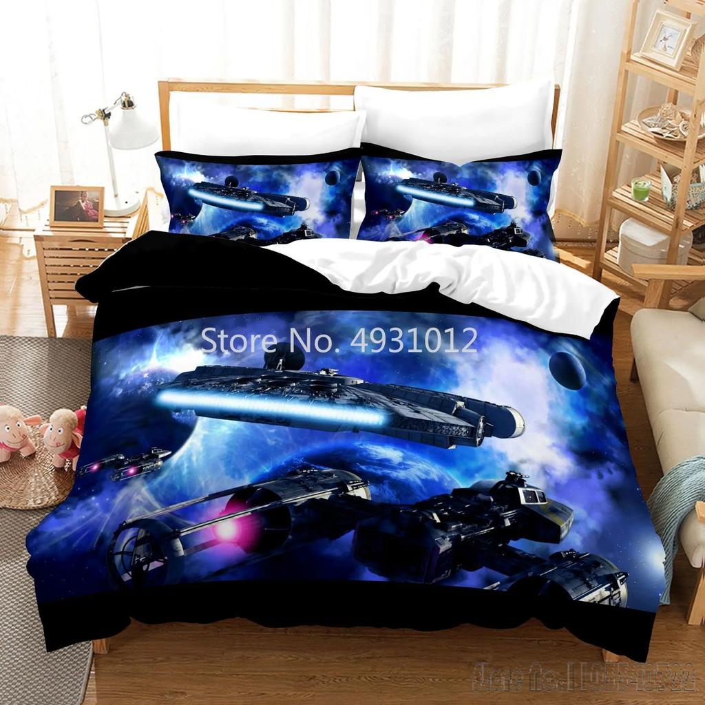Anime 3D Printed Black Warrior Bedding Set Baby Duvet Cover Sets Bedclothes Twin Single King Kids Adult Gift