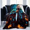 Michael Myers Blanket Super Soft Plush Flannel Blanket Living Room Bedroom Sofa Blankets for Beds Blanket Gift