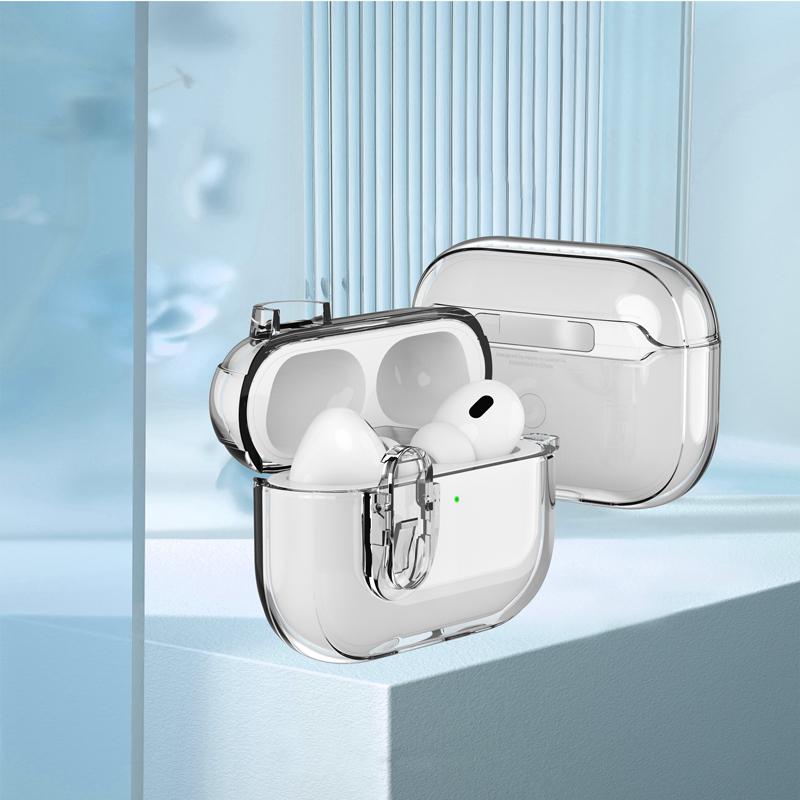 Crystalline Transparent For Airpods 4 Headphone Protective Shell For AirPods Pro 2 3 2 1 Earphone Transparent Casewith