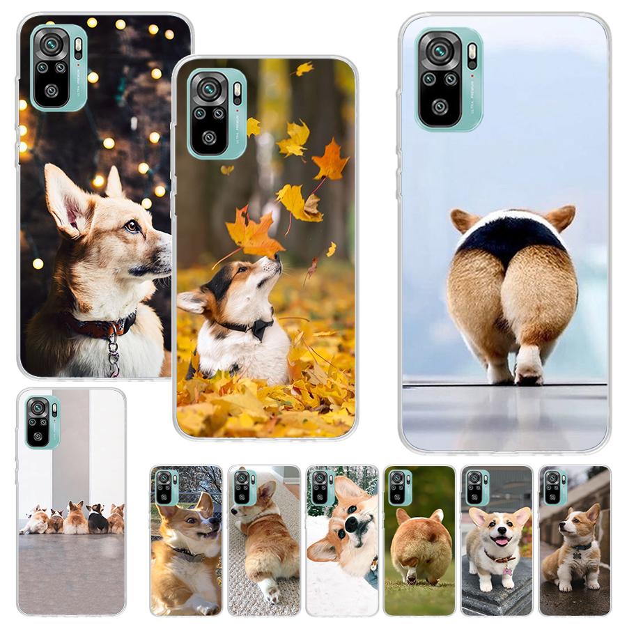 Cute Lovely Corgi Dogs Print Soft Case for Xiaomi Redmi Note 14 13 14S 12S 11S Phone Shell 10 Pro Plus 11E 11T 12 11 10S 9 Cover