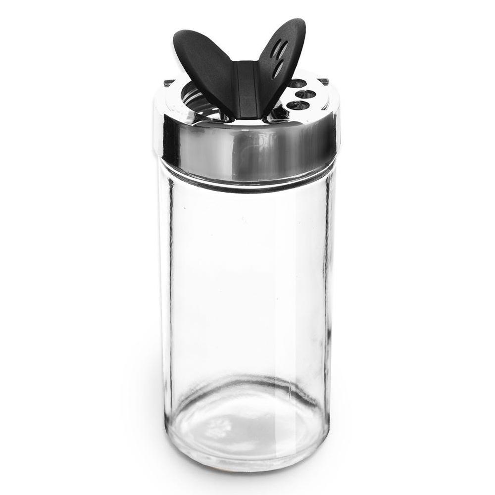 Spice container with strainer, glass, 100 ml