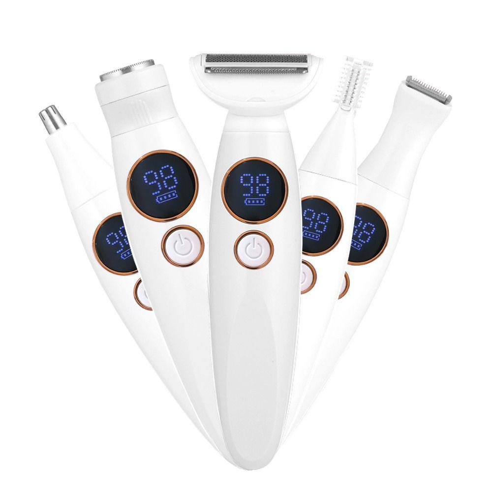 5 In 1 Hair Removal Instrument Washable Electric Epilator Body Hair Trimmer  Personal Care