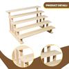 Wood Display Riser Cupcake Stand Decorative Figure Perfume Organizer for Figures