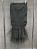 2025 Herbst/Winter Damen High Waist Strick Patchwork Netz Midi Rock