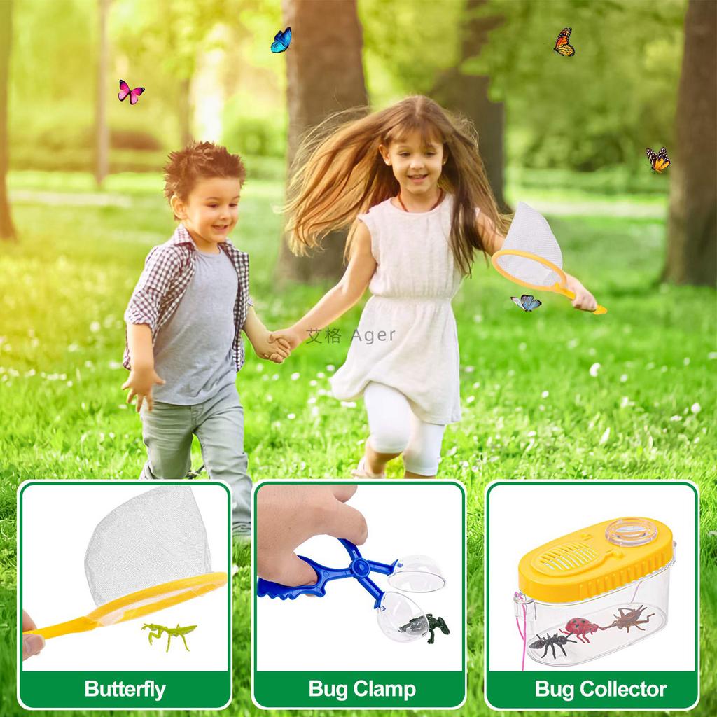 Children's Outdoor Adventure Set Insect Toy Set Children's Telescope Magnifying Glass