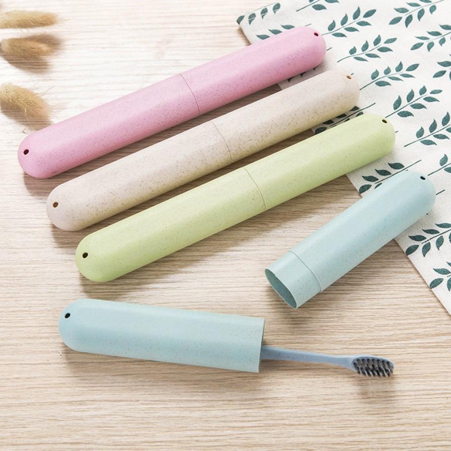 Nordic Portable Toothbrush Storage Case: Eco-Friendly, Dustproof, and Travel-Friendly