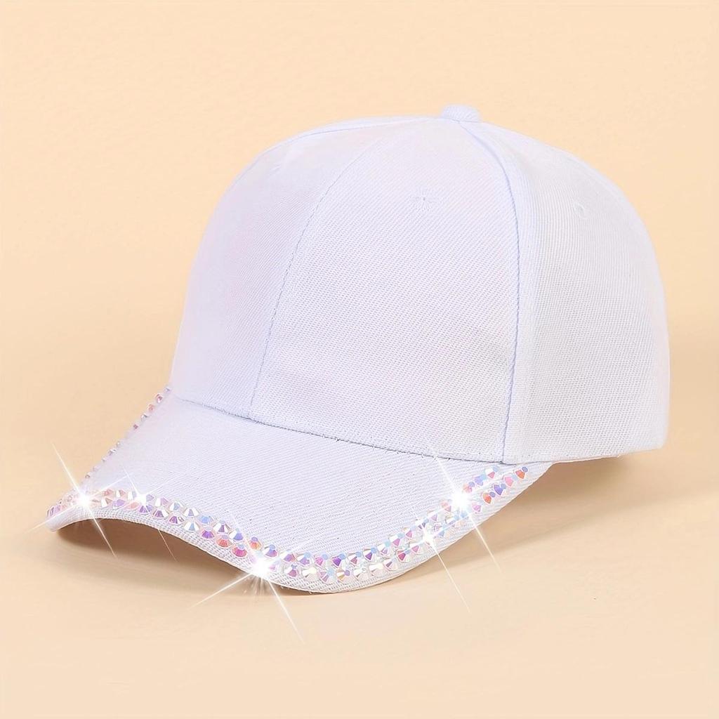 Casquette de baseball Étoile de mer Strass Mode Été Femme