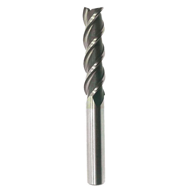 Jinfeng Super Hard Three-Flute Extended End Mill, Straight Shank, Sizes 2-32mm