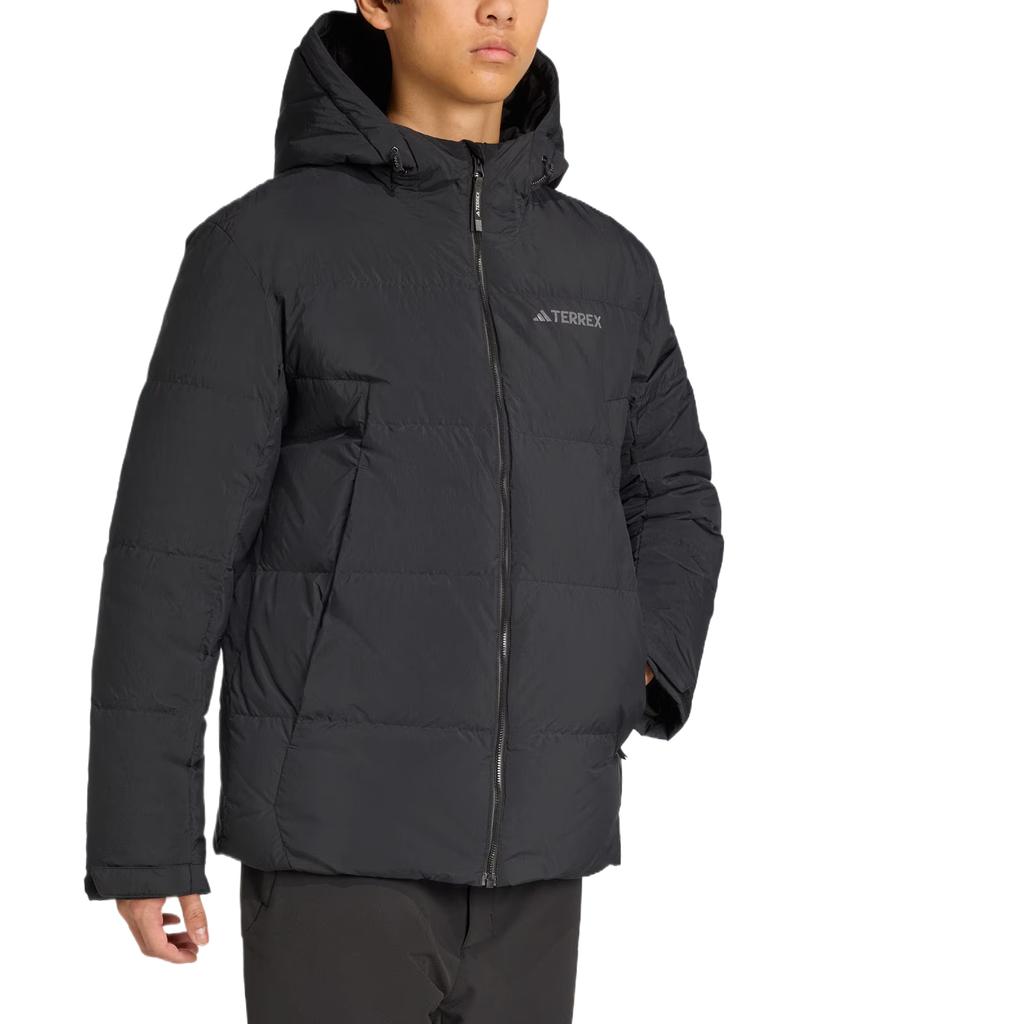 Adidas Terrex Multi Goose Down Jacket Climawarm Windproof Warm Fitting Long Sleeve Down Coat Men Jacket JV8723