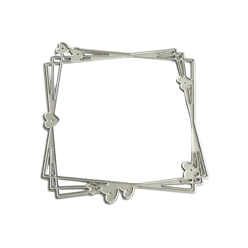 Heart Frame Cutting Dies Metal Die Cuts Embossing Templates Cuts Stencils for Scrapbooking Journal Card Decoration 1