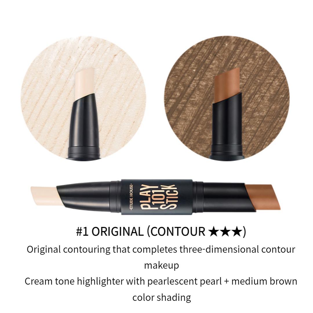 ETUDE HOUSE Play 101 Стик Contour Duo 2 г + 3,8 г 3 типа #1 Original