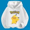 2025 Nová kreslená mikina s roztomilým potiskem Pikachu pro dívky, zimní horký prodej, ležérní pohodlná mikina, sportovní tričko