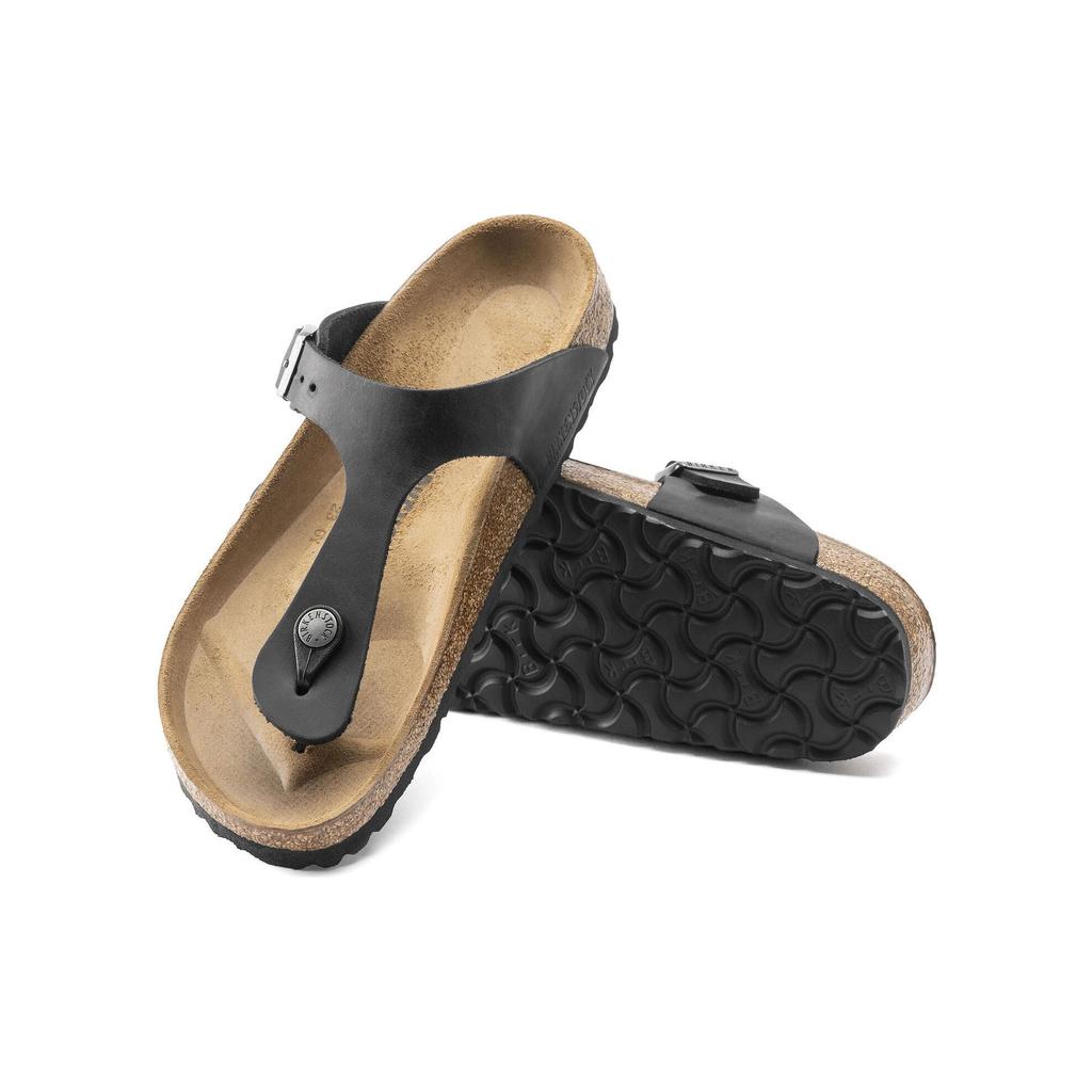 Birkenstock Soft Comfortable Durable Versatile Thick Sole Breathable Flip Flops Unisex Footwear Black 0845251
