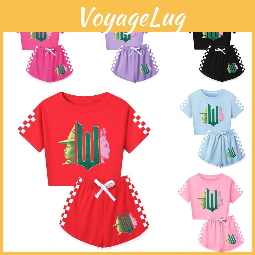 Children Wicked Print Short Sleeved Short Style Suit Pajama Fashion Clothing