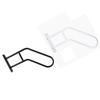 Outdoor Steps Handrails 1-3 Step Exterior Porch Stair U Shaped Wall Mount Safety Grab Bars for Elder