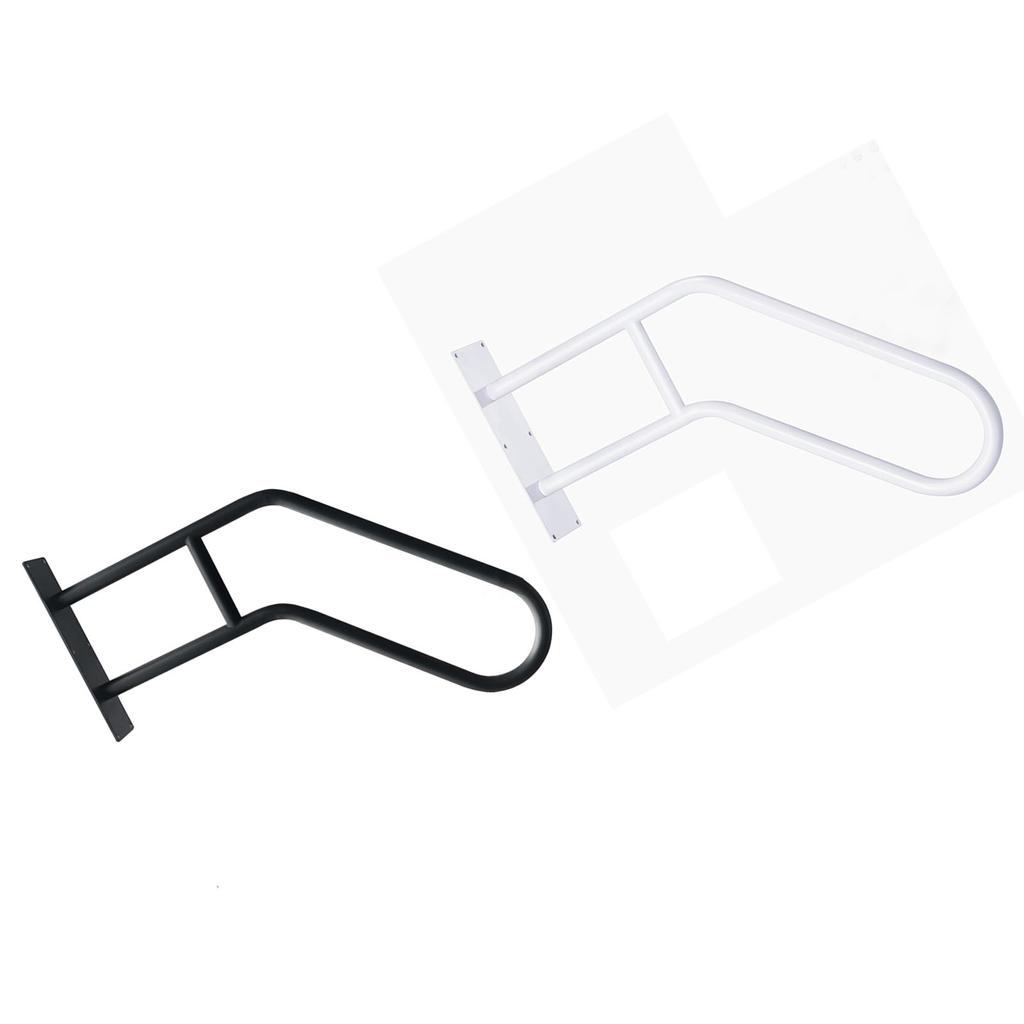 Outdoor Steps Handrails 1-3 Step Exterior Porch Stair U Shaped Wall Mount Safety Grab Bars for Elder