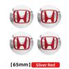 4pcs 3D 56mm 60mm 65mm Car Wheel Hub Centre Cap For Honda Badge Emblem Hub Center Cover Car Logo Sticker Car Styling Accessories ahn256