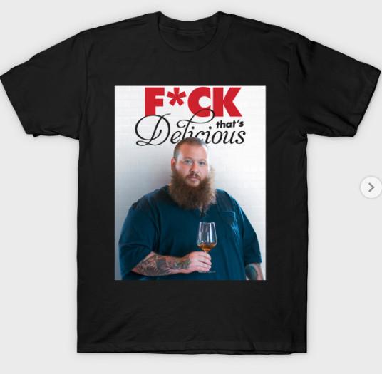 Action Bronson F*ck Thats Delicious Футболка с коротким рукавом Мужская Женская Унисекс S-3XL Черная Унисекс Футболка L
