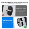 kdvns0 For Volvo Car Door Lock Cover Stainless Steel Anti Corrosion Protection V50 S60 XC60 S40 XC40 XC90 V60 S80 S90 V70 XC70