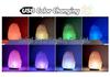 USB Himalayan Crystal Salt Lamp with LED Color-Changing Function for Computer Use