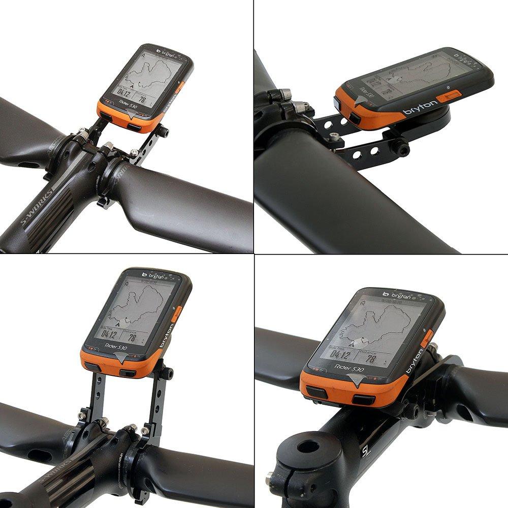 Bryton Combo Mount Narrow Type with Lower for Bryton Rider Series for Handlebar Clamp Diameter [RECMOUNT] (Double-Handed Adapter) [BRY-Narrow19+GP],