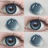 EYESHARE 1 Pair BUBBLE Gray Contact Lenses for Eyes Brown Natural Korean Softlens Beauty Eye Makeup Lens