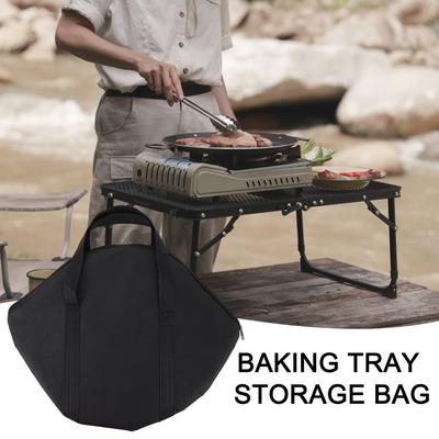 Opbergzak voor Bakvorm met Handvat Slijtvast Grillpan Pouch Waterdichte Koekenpan Tas 47x38cm Buiten BBQ Gereedschap voor Keuken