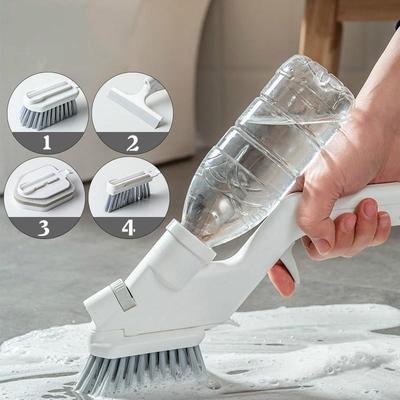 1 Set Household Water Spray Brush Window Wiper Window Wiper Sponge Wipe Window Gap Brush Tool