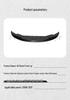 Fits 06-11 BMW M3 E90/E92/E93 Carbon Fiber Front Lip Splitter AK Style Bumper Kit