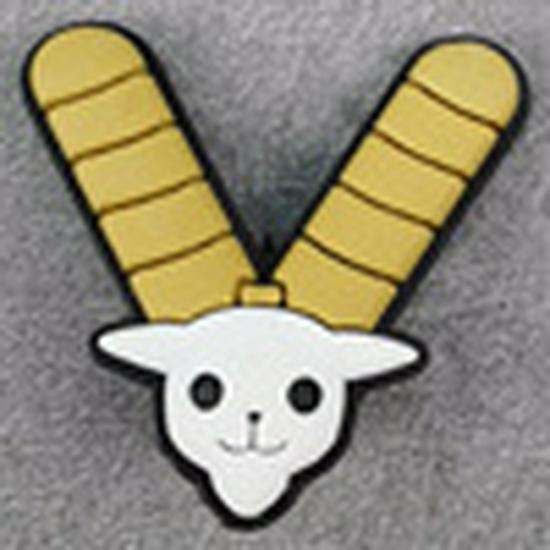 Animal Letter Shoe Charms: Creative Cartoon Detachable Buckles for Garden Clogs