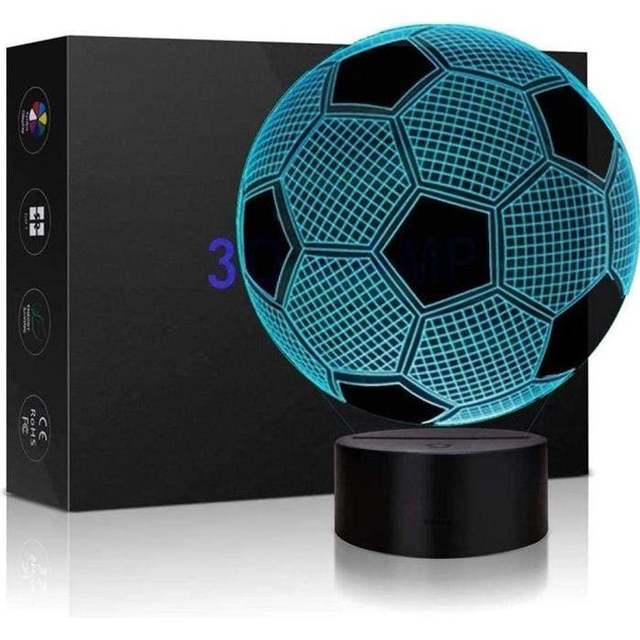 Lampe Illusion 3D LED - AM5226 - Football - Télécommande - Dimmable - Design Contemporain