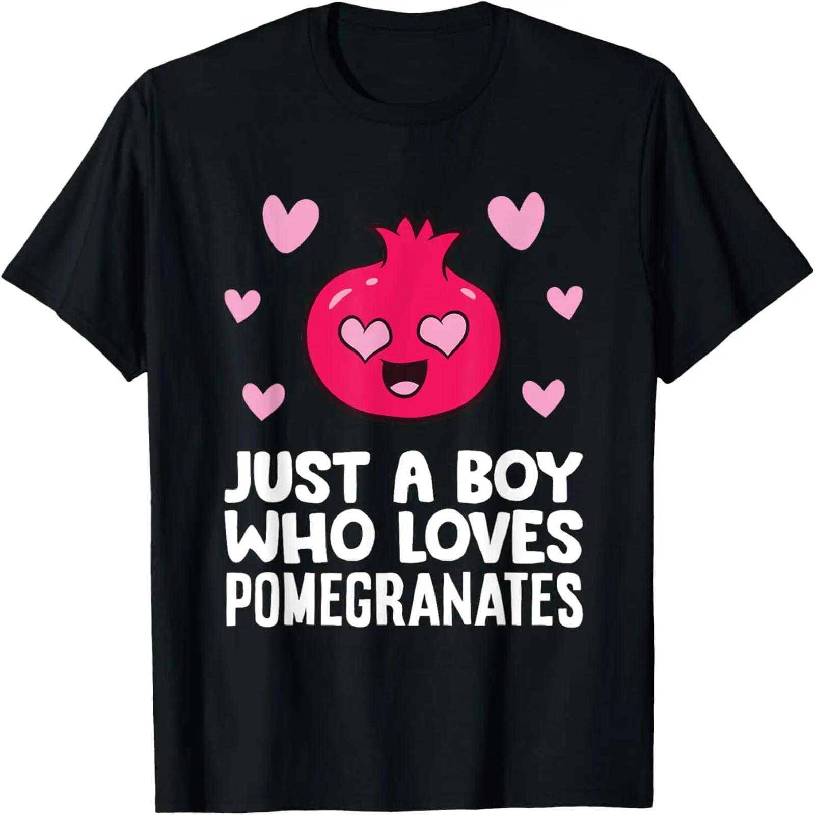 Just a Boy Who Loves Pomegranates T-Shirt(1) S
